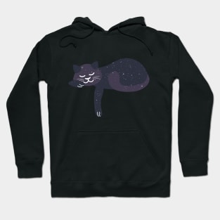 Cute Space Cat Asleep | Gift Ideas | Astronomy Hoodie